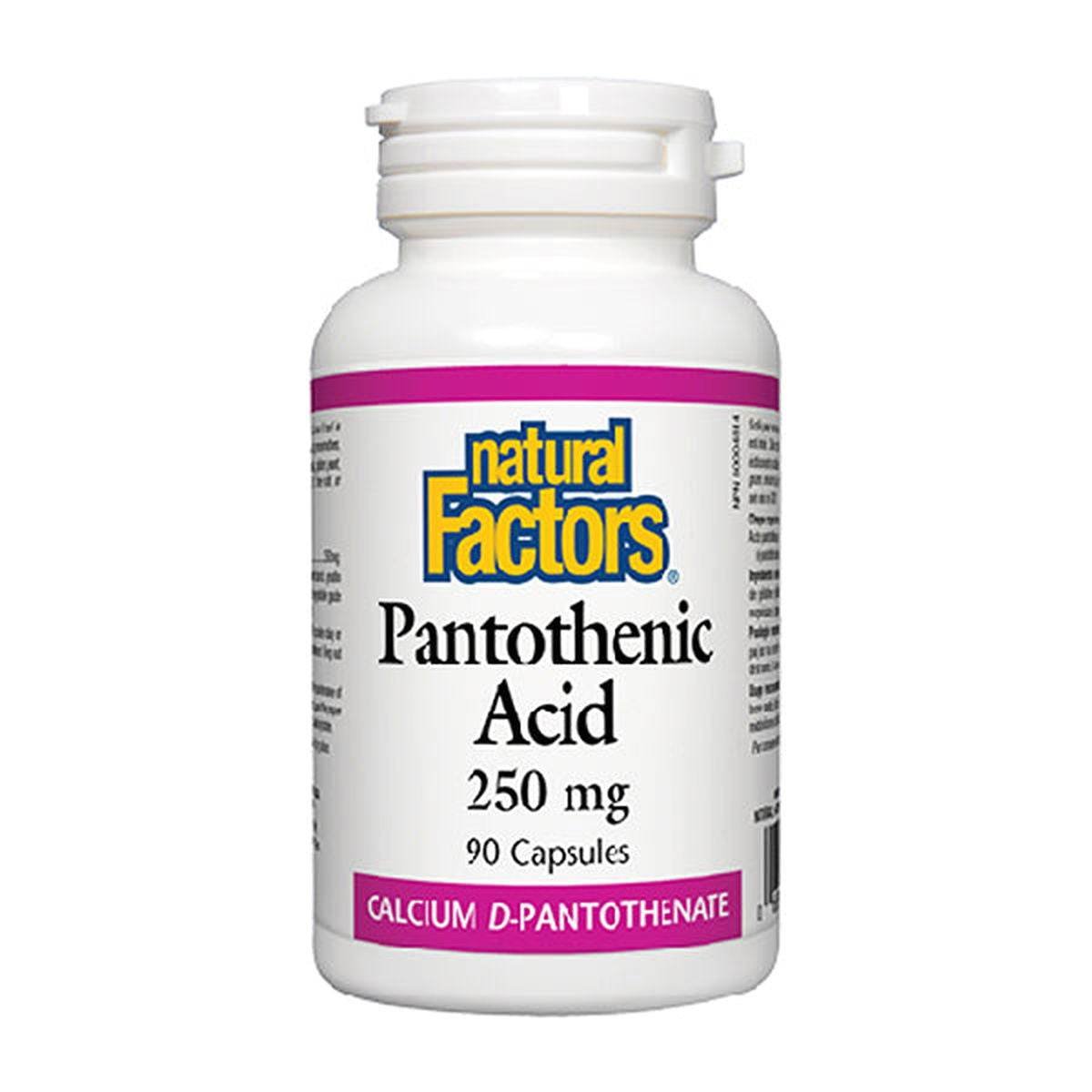 Natural Factors Pantothenic Acid (Vitamin B5), 90 Ct - Vitamins House