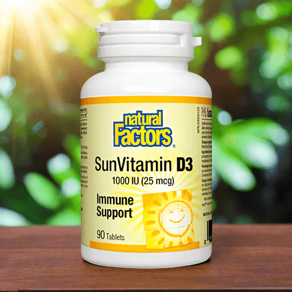 Natural Factors SunVitamin (Vitamin D3) 1000 IU - Vitamins House