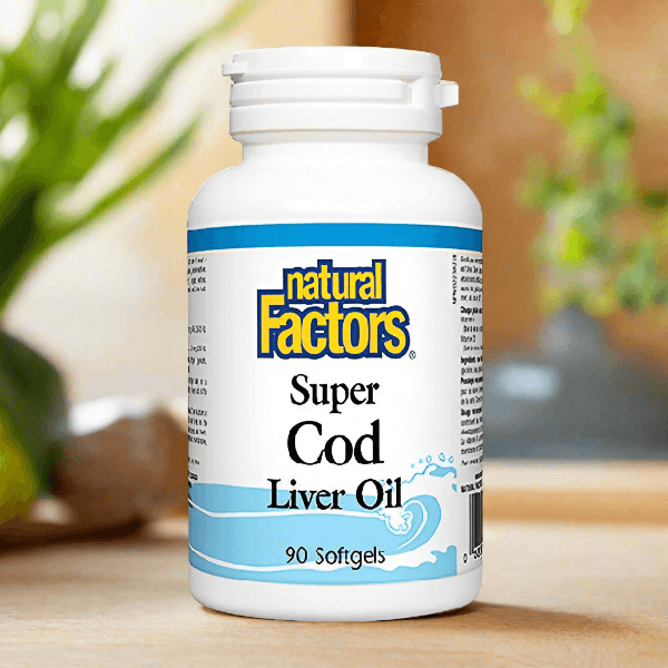 Natural Factors Super Cod Liver Oil, 90ct - Vitamins House