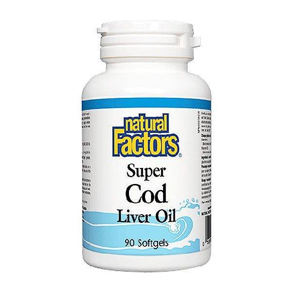 Natural Factors Super Cod Liver Oil, 90ct - Vitamins House