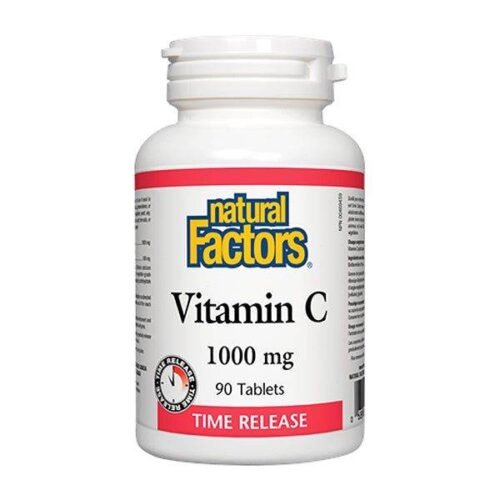 Natural Factors Time Release Vitamin C 1000mg, 90 Ct - Vitamins House