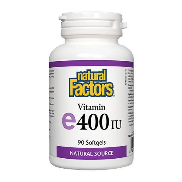 Natural Factors Vitamin E 400IU - Vitamins House