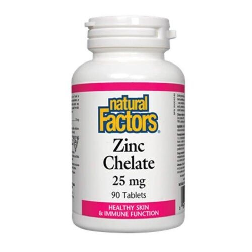 Natural Factors Zinc Chelate 25mg, 90 Ct - Vitamins House