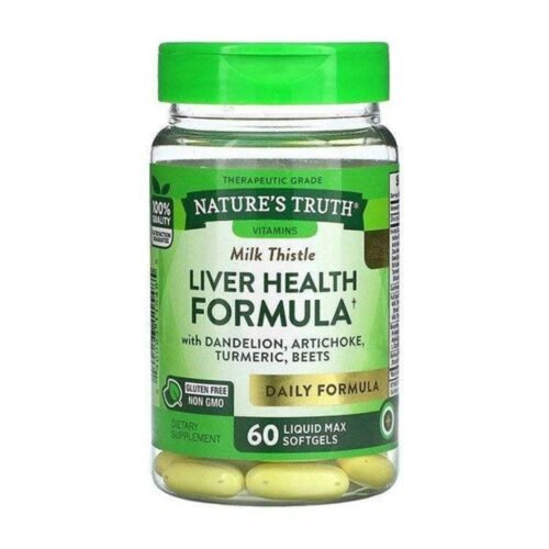 Nature’s Truth Liver Health Formula dietary supplement, 60 quick-release capsules