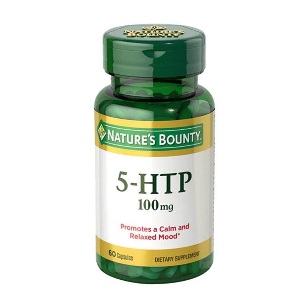 Nature's Bounty 5-HTP 100mg 60 Capsules - Vitamins House