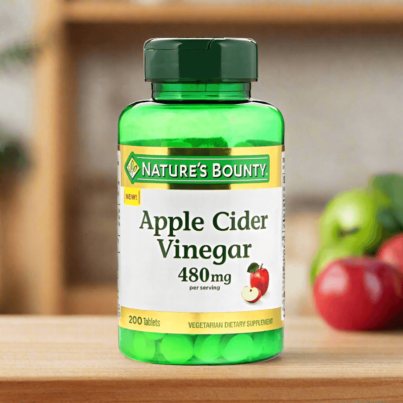 Nature's Bounty Apple Cider Vinegar, 480mg, 200 CT - Vitamins House