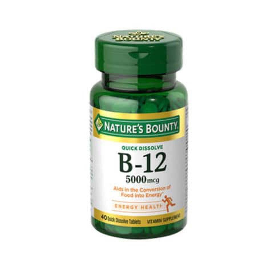 Nature's Bounty B12 Quick Dissolve 5000mcg - Vitamins House