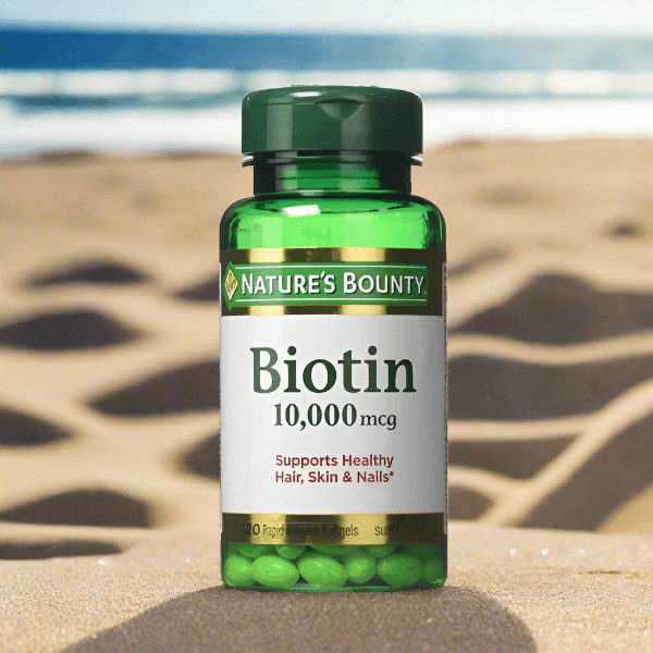 Nature's Bounty Biotin 10000 mcg, 120 Ct - Vitamins House