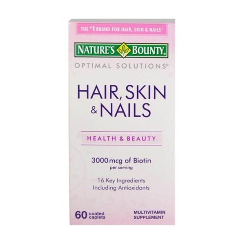 Nature's Bounty Biotin 3000mcg 60 Caplets - Vitamins House