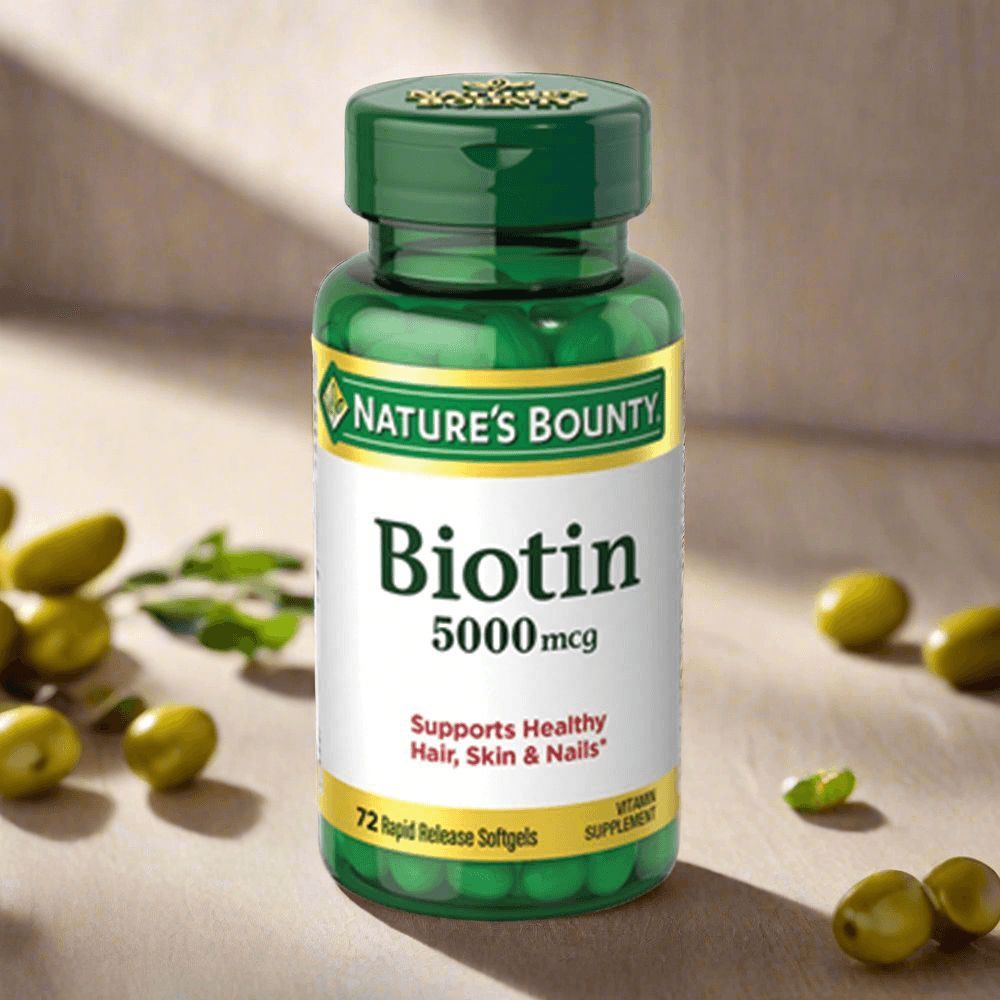 Nature's Bounty Biotin 5000 mcg 72 Softgels - Vitamins House