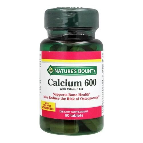 Nature's Bounty Calcium 600 + Vitamin D 60CT