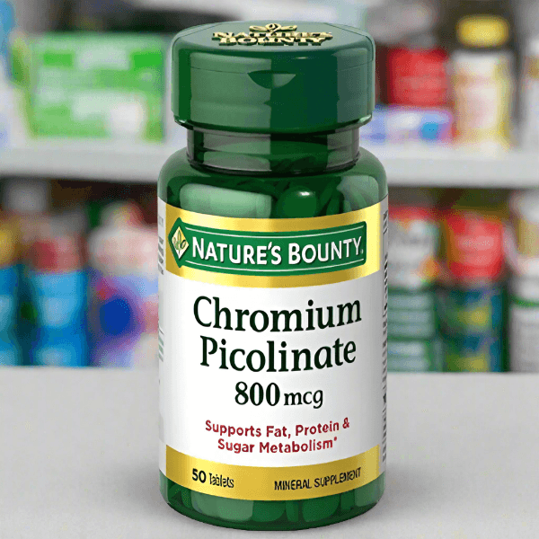 Nature's Bounty Chromium Picolinate 800mcg, 50 Ct - Vitamins House