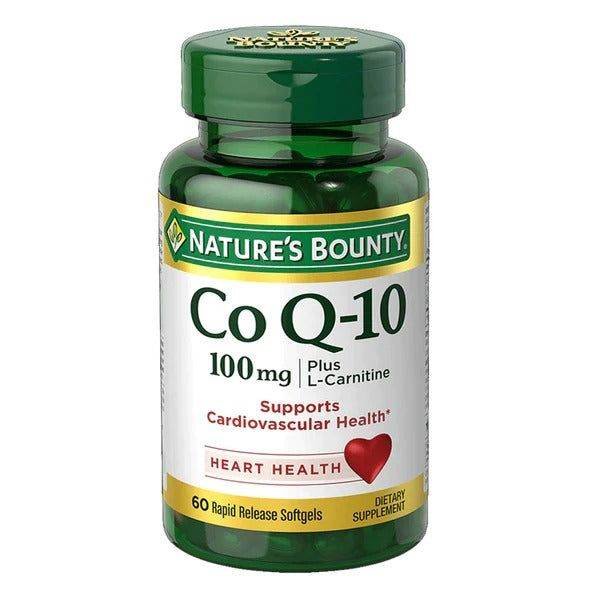Nature's Bounty CoQ10 100mg Plus L-Carnitine, 60 Ct - Vitamins House