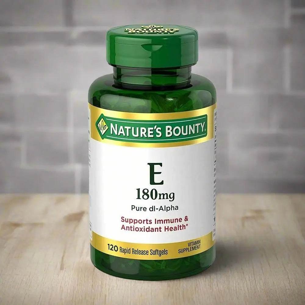 Nature's Bounty E 180mg 120 Softgels in Pakistan at Vitamins House