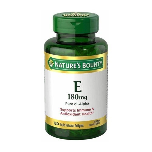 Nature's Bounty E 180mg 120 Softgels - Vitamins House