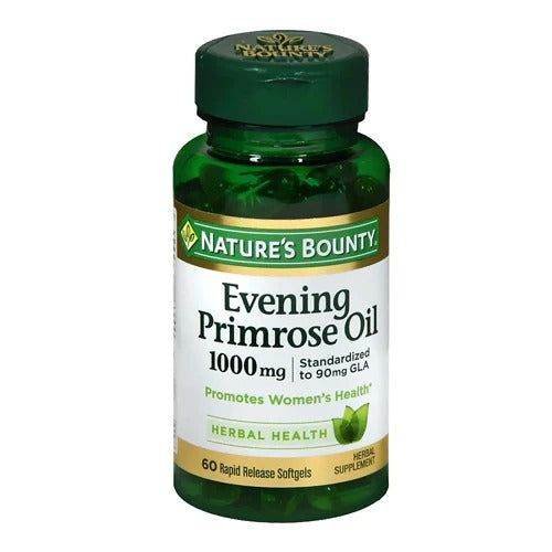 Nature's Bounty Evening Primrose Oil 1000mg, 60 Ct - Vitamins House
