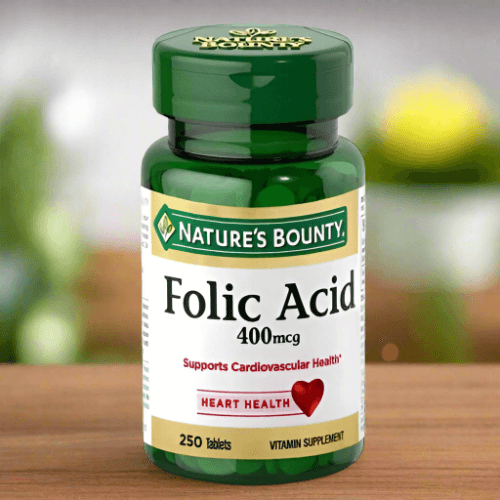 Nature's Bounty Folic Acid 400 mcg, 250 Ct - Vitamins House