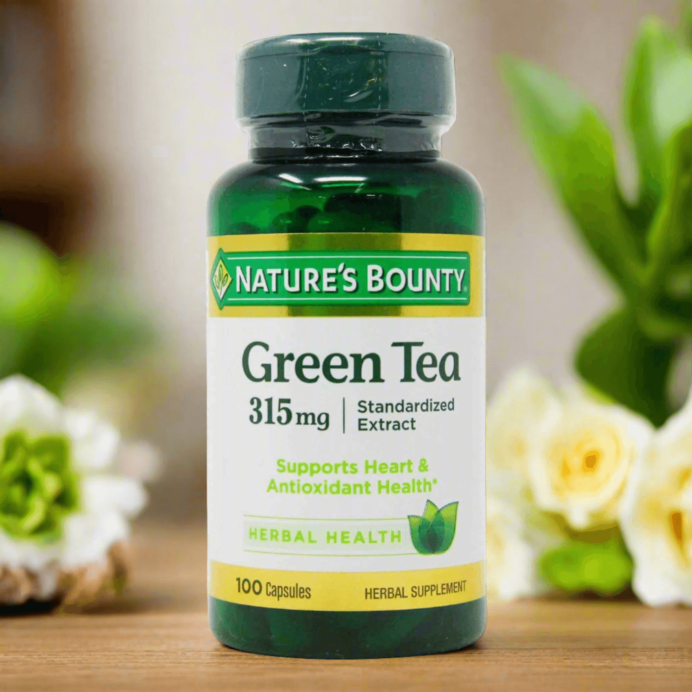 Nature's Bounty Green Tea Extract 315 mg - 100 Capsules - Vitamins House
