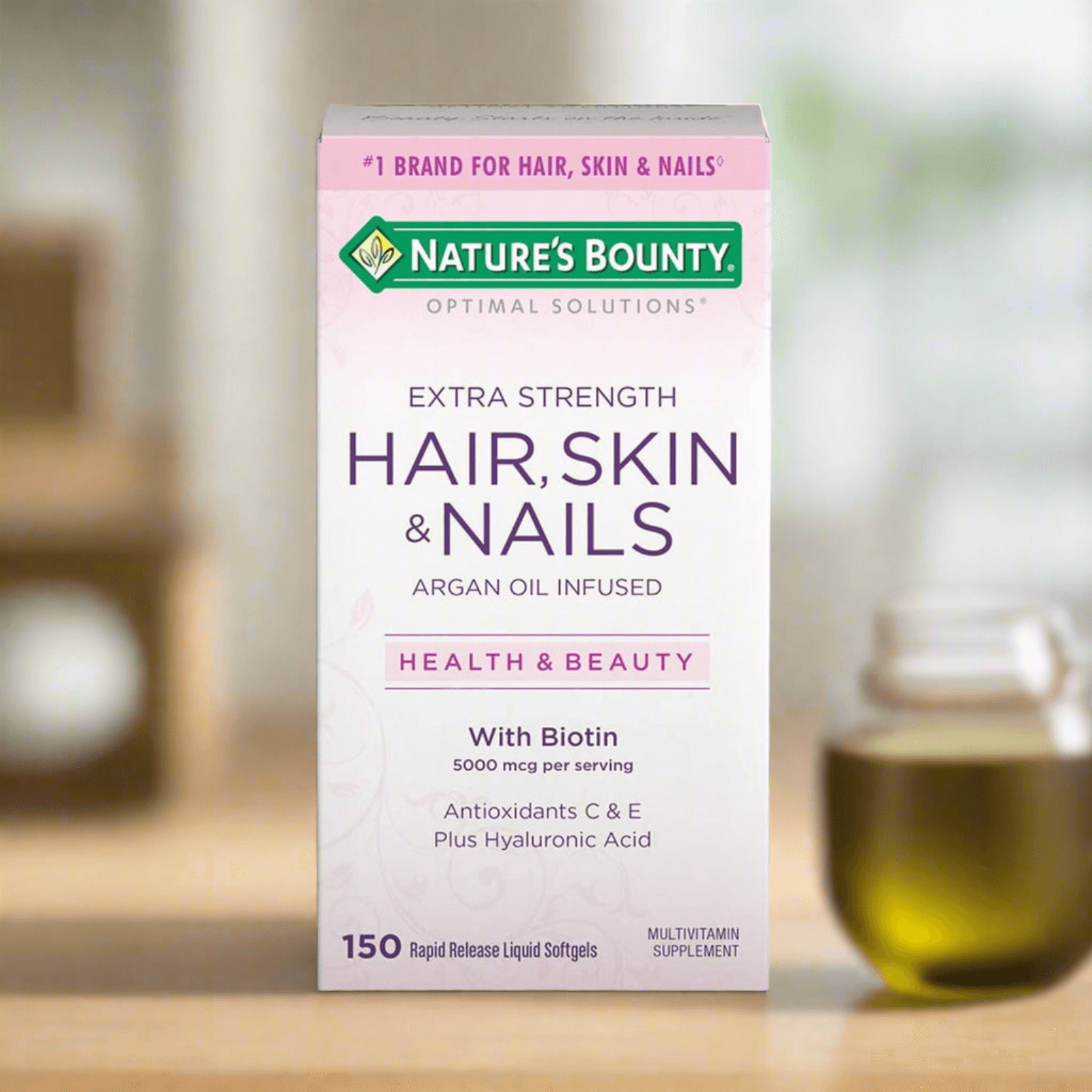 Nature's Bounty Hair, Skin & Nails Extra Strength 150 Softgels - Vitamins House