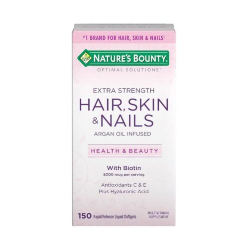Nature's Bounty Hair, Skin & Nails Extra Strength 150 Softgels - Vitamins House