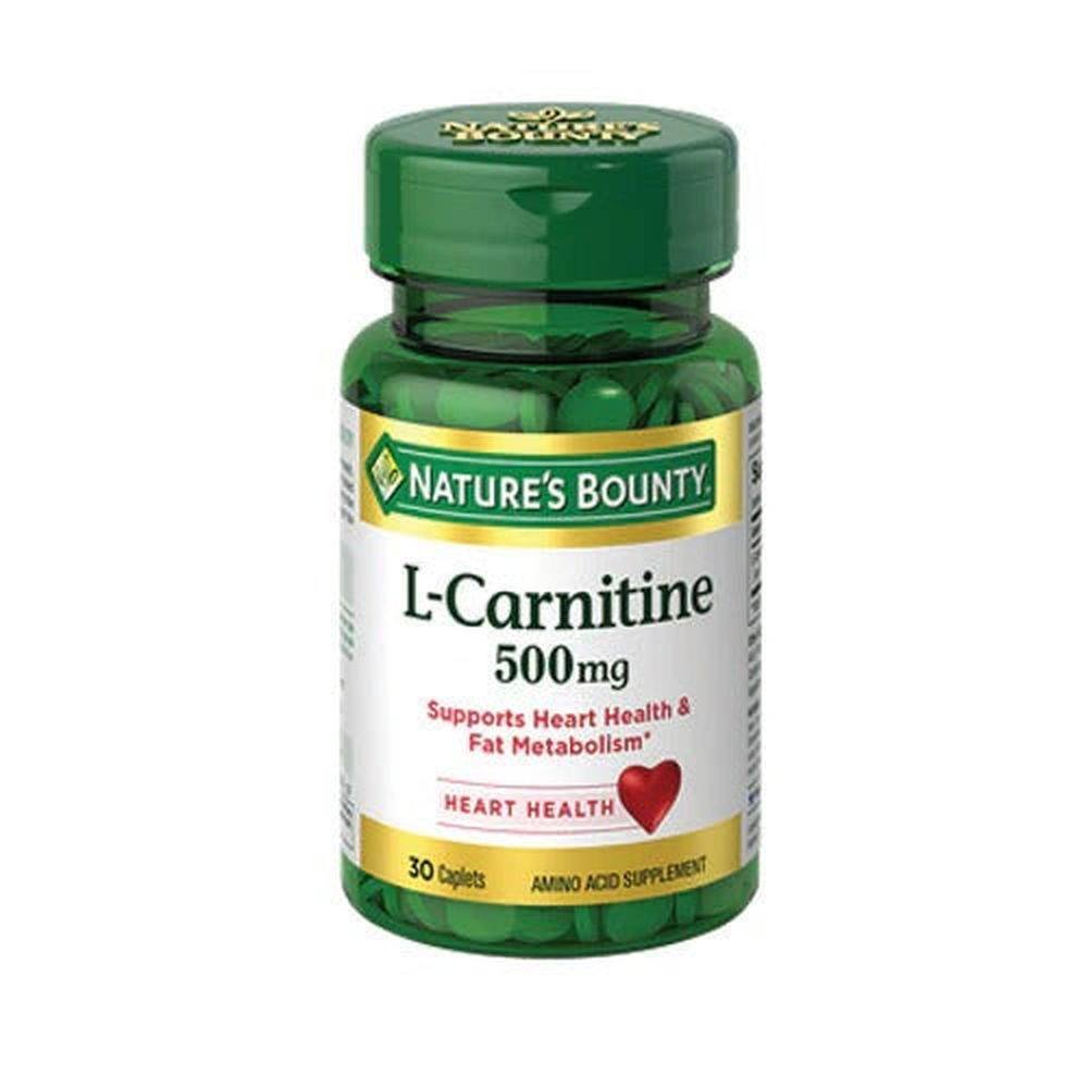 Nature's Bounty L-Carnitine 500mg 30 Ct - Vitamins House