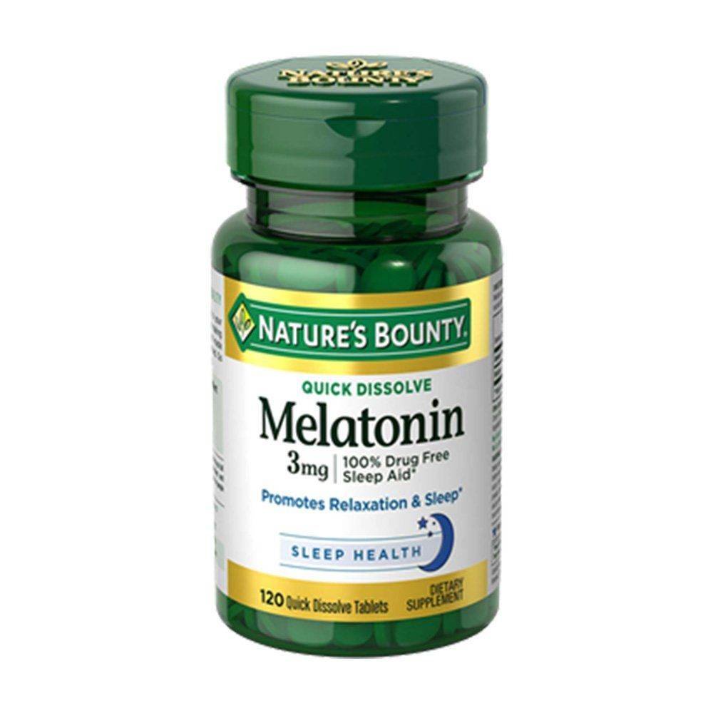 Nature's Bounty Melatonin 3mg 120 Tablets - Vitamins House