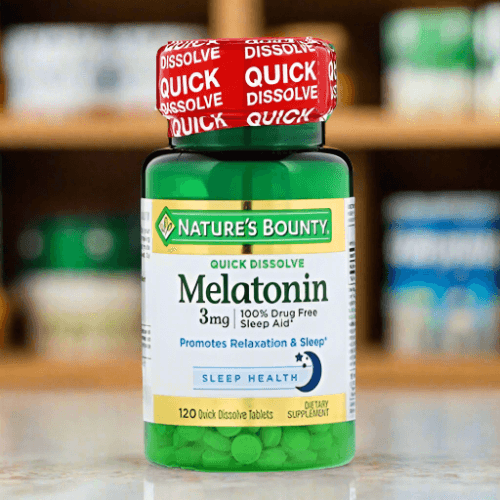 Nature's Bounty Melatonin 3mg Quick Dissolve, 120 Ct - Vitamins House
