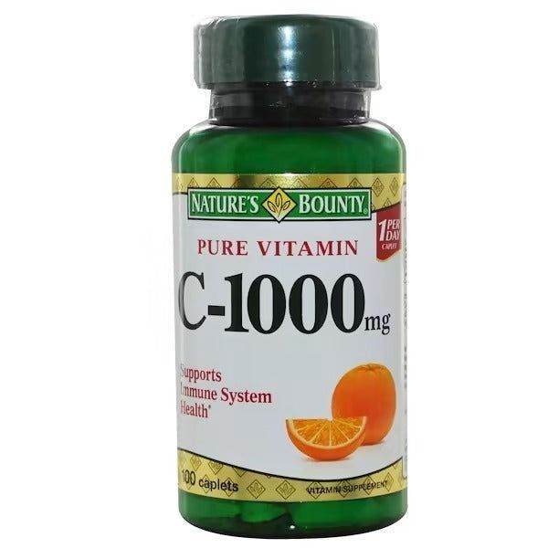 Nature's Bounty Pure Vitamin C-1000mg 100-CT - Vitamins House
