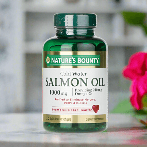 Nature's Bounty Salmon Oil 1000mg, 120 Ct - Vitamins House