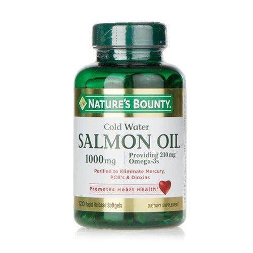 Nature's Bounty Salmon Oil 1000mg 120 Tablets in Pakistan Vitamins House