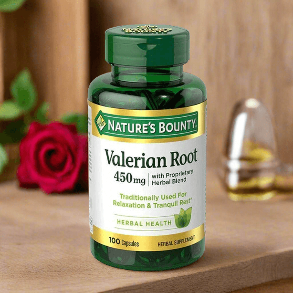 Nature's Bounty Valerian Root 450mg 100Ct - Vitamins House