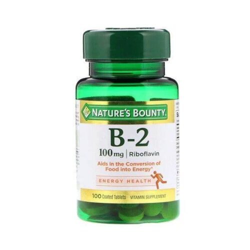 Nature's Bounty Vitamin B-2 100mg, 100 Ct - Vitamins House
