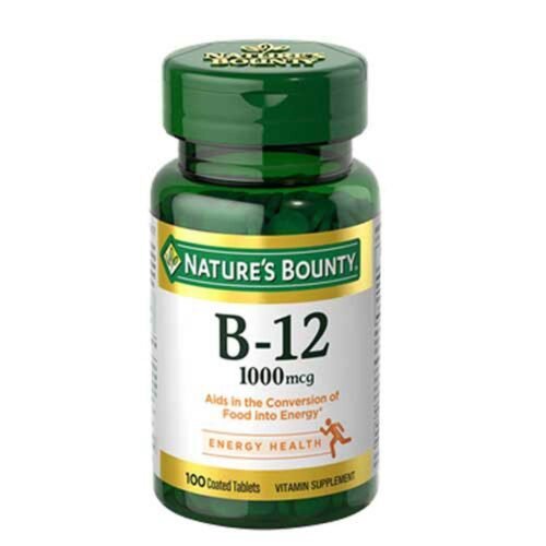 Nature's Bounty Vitamin B12 1000mcg - Vitamins House