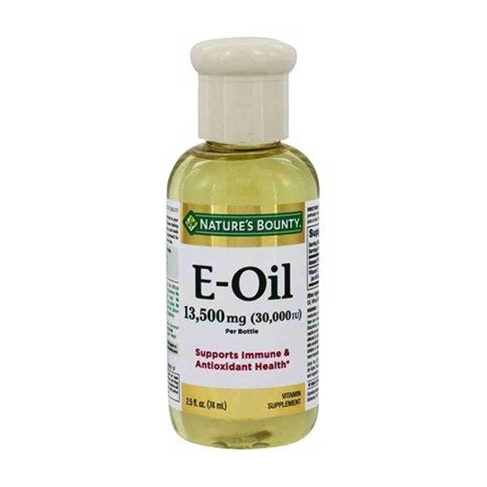 Nature's Bounty Vitamin E-Oil 13,500mg (30,000) 2.5 Fl Oz (74 ml) - Vitamins House