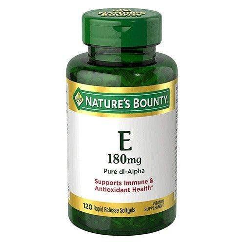 Nature's Bounty Vitamin E 180mg (400IU) - Vitamins House