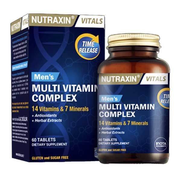 Nutraxin Men's Multivitamin Complex, 60 Ct - Vitamins House