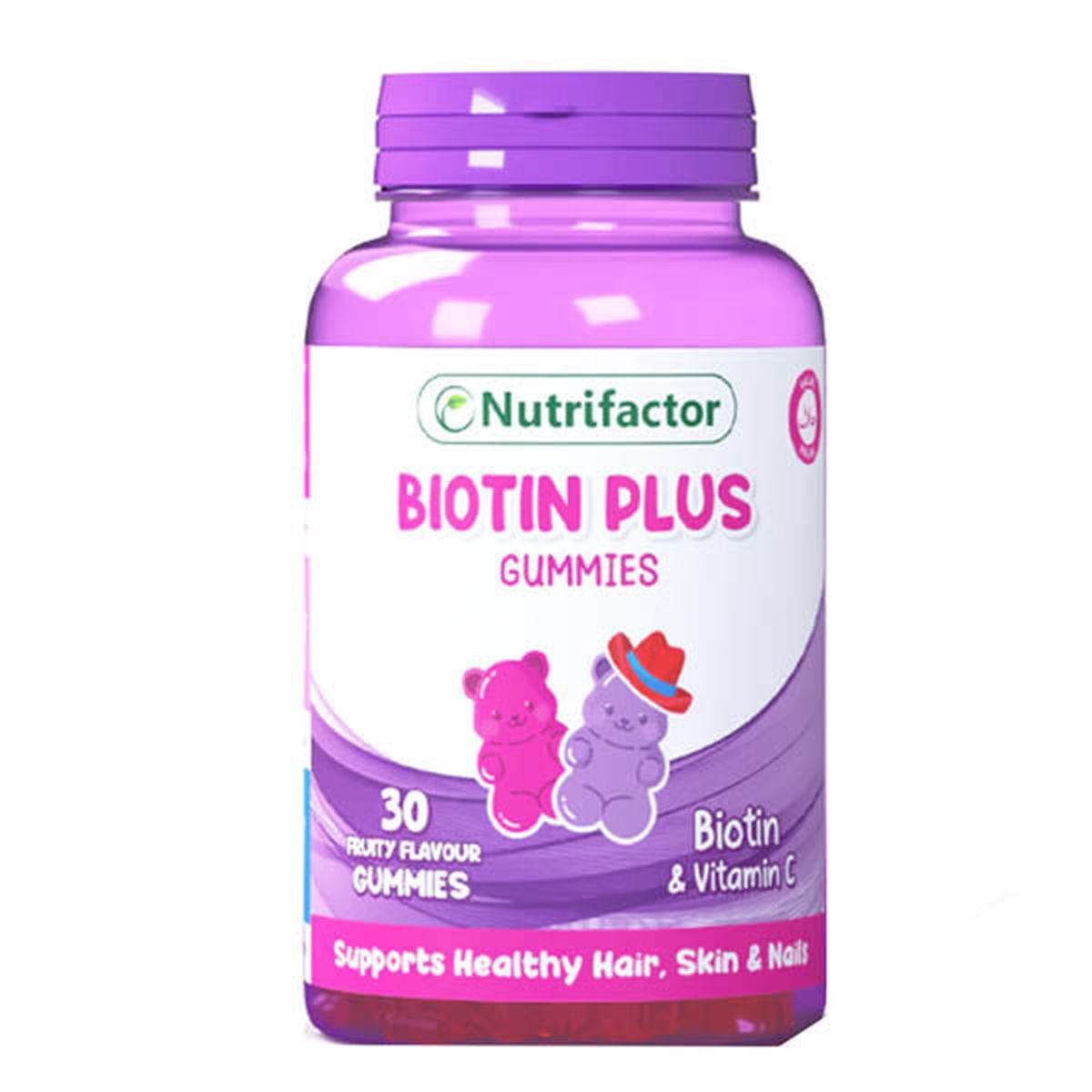 Nutrifactor Biotin Plus Gummies, 30 Ct - Vitamins House