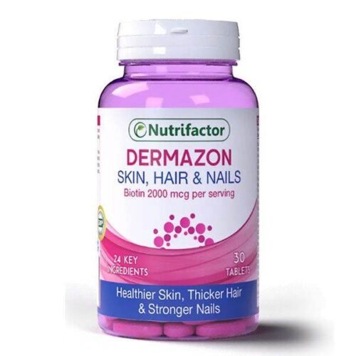 Nutrifactor Dermazon Skin Hair & Nails, 30 Ct - Vitamins House