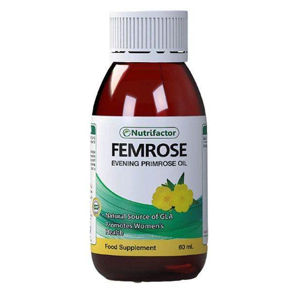 Nutrifactor Femrose Evening Primrose Oil, 60ml - Vitamins House