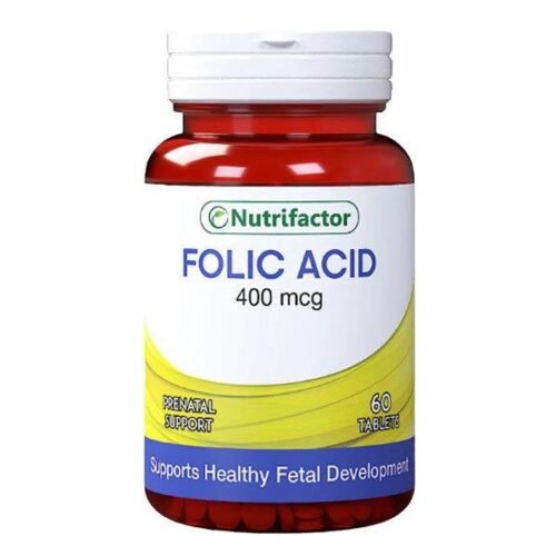Nutrifactor Folic Acid 400mcg, 60 Ct - Vitamins House