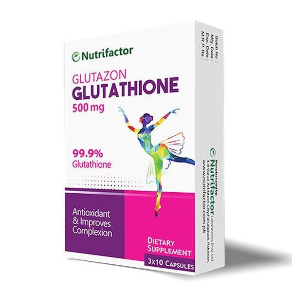 Nutrifactor Glutazon Glutathione 500mg, 30 Ct - Vitamins House