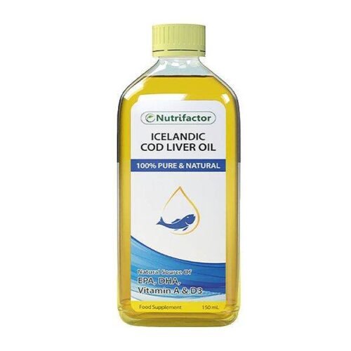 Nutrifactor Icelandic Cod Liver Oil, 150ml - Vitamins House