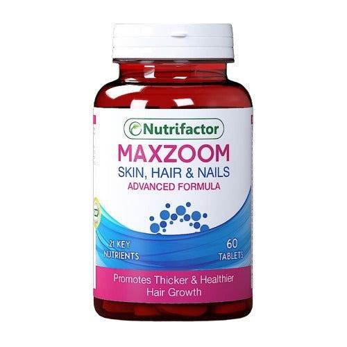 Nutrifactor Maxzoom Skin, Hair & Nails, 60 Ct - Vitamins House
