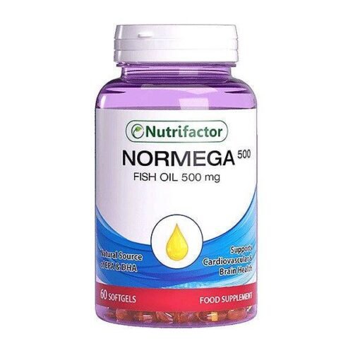 Nutrifactor Normega Fish Oil 500mg, 60 Ct - Vitamins House