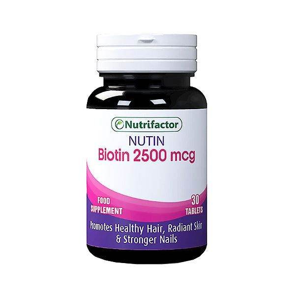 Nutrifactor Nutin (Biotin 2500 mcg), 30 Ct - Vitamins House
