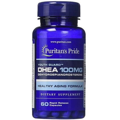 Puritan's Pride DHEA 100mg, 60 Ct - Vitamins House