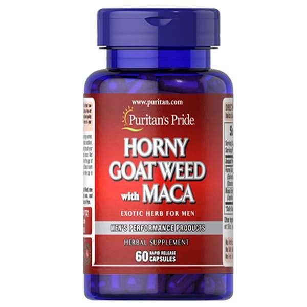 Puritan's Pride Horny Goat with Maca, 60 Ct - Vitamins House