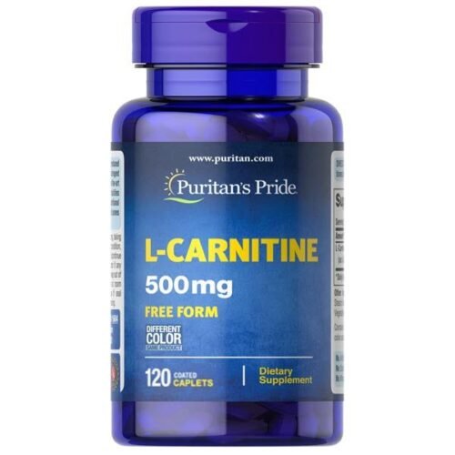 Puritan's Pride L-Carnitine 500mg, 120 Ct - Vitamins House