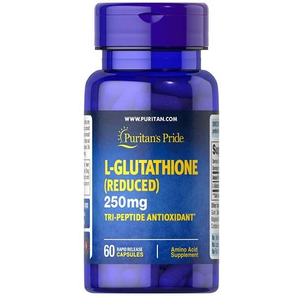 Puritan's Pride L-Glutathione (Reduced) 250mg, 60Ct - Vitamins House
