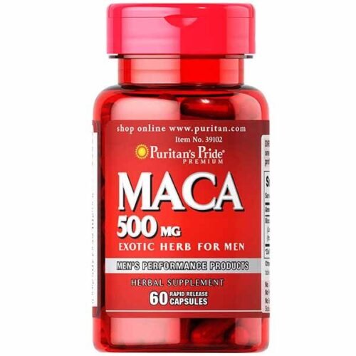 Puritan's Pride Maca 500mg, 60 Ct - Vitamins House